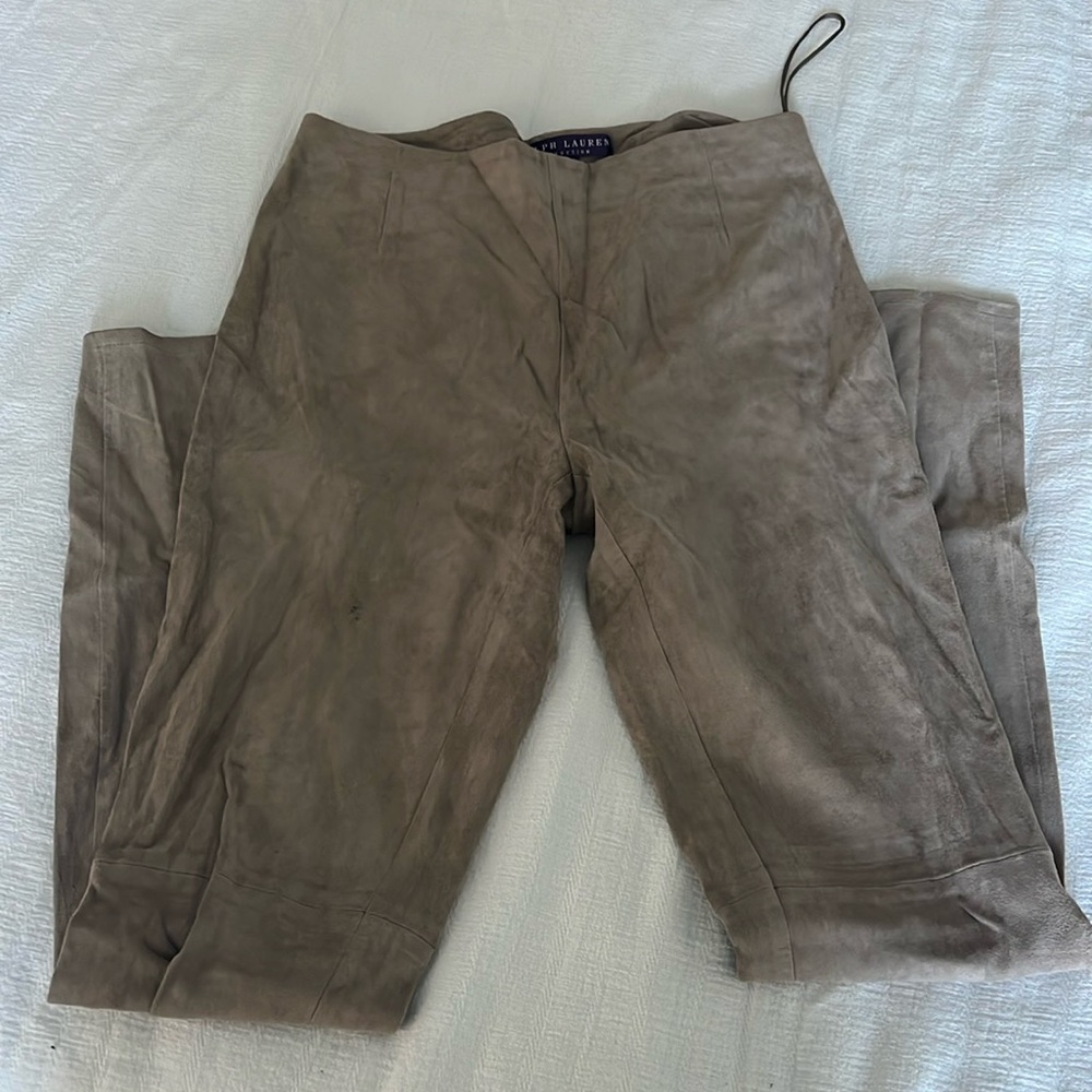 Ralph Lauren suede pants